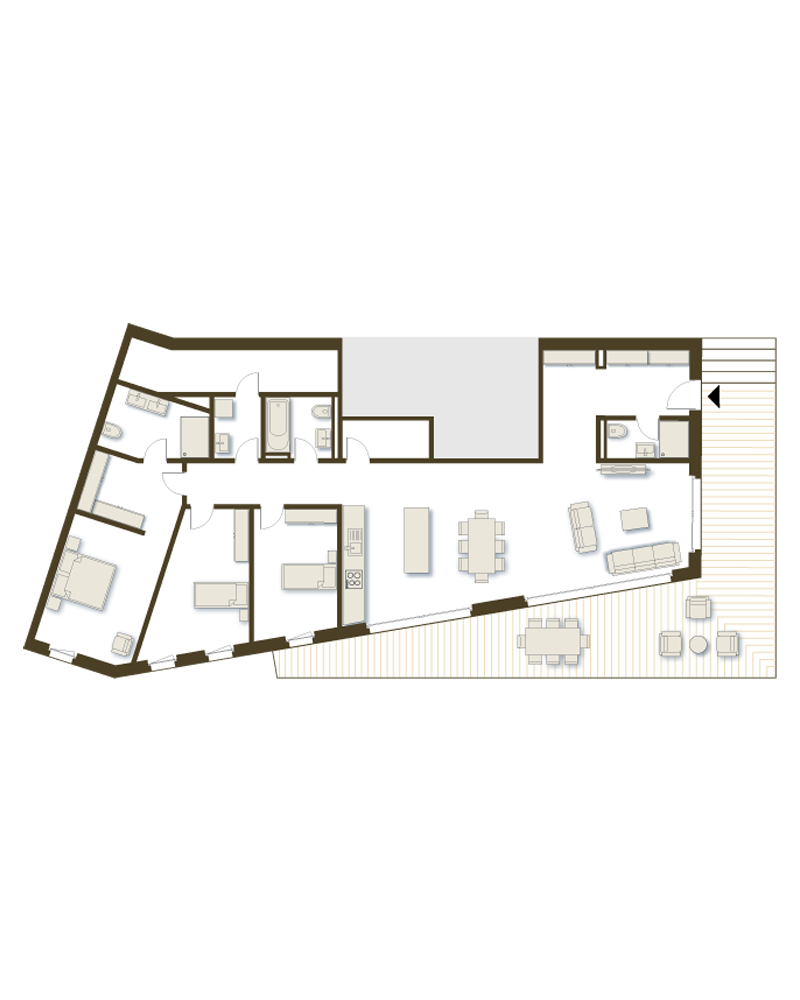 Appartement A01 - Rez inférieur